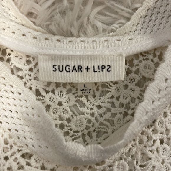 Sugarlips Crochet Sleeveless Top NWOT - Picture 4 of 6